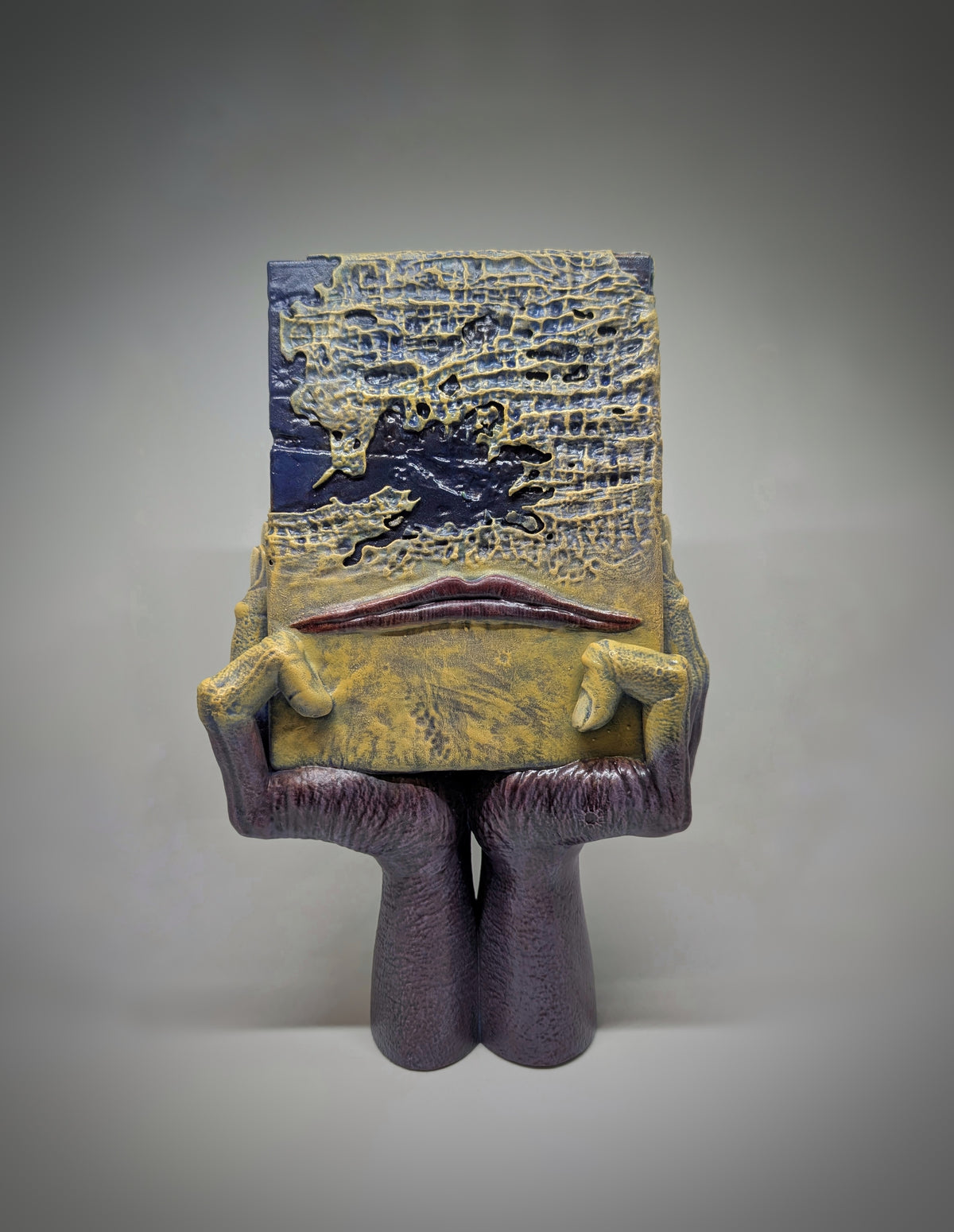 Inspired by Zdzisław Beksiński 3D Resin Sculpture Hand-Painted 10.8" (27.5 cm)