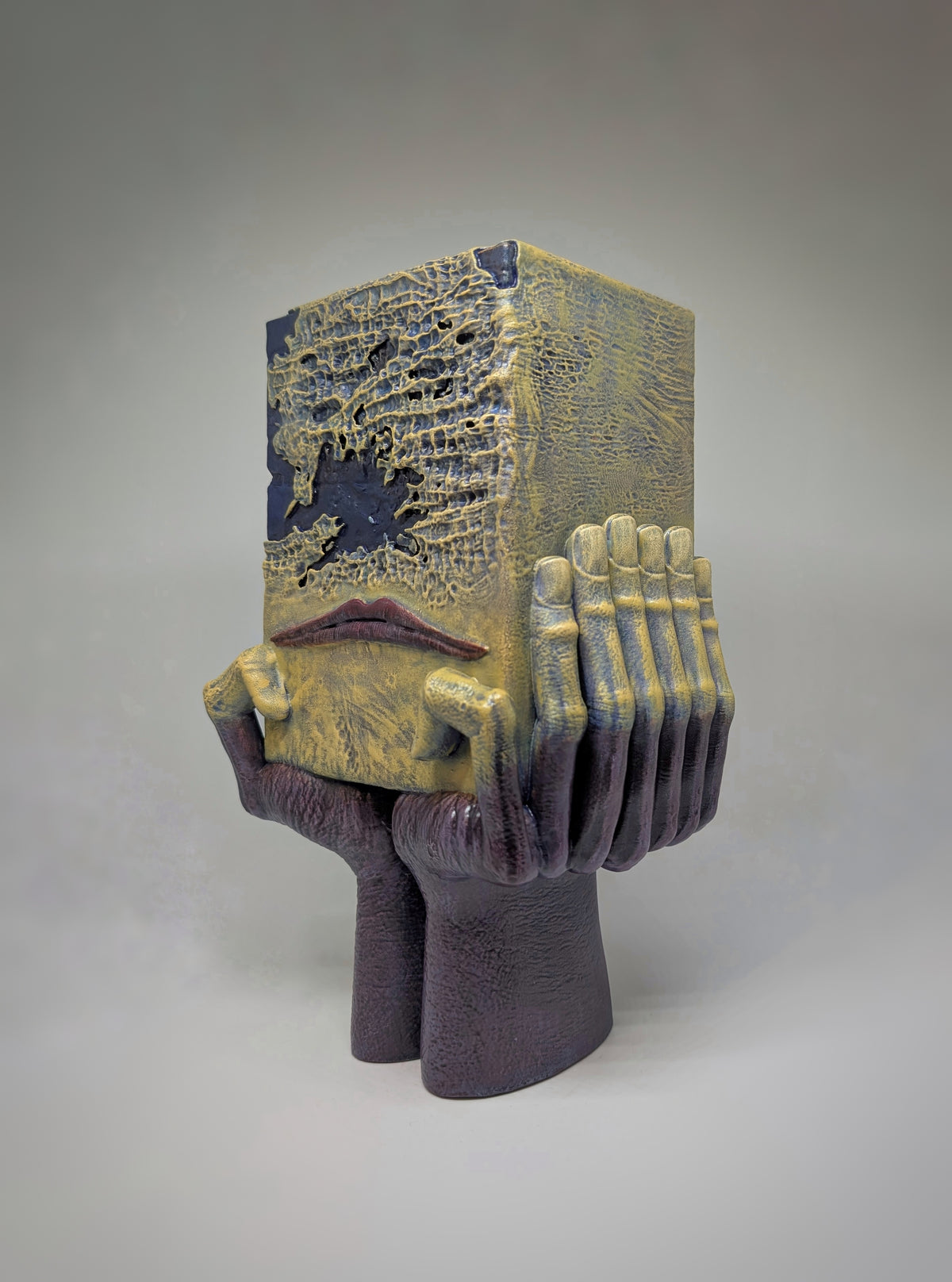 Inspired by Zdzisław Beksiński 3D Resin Sculpture Hand-Painted 10.8" (27.5 cm)