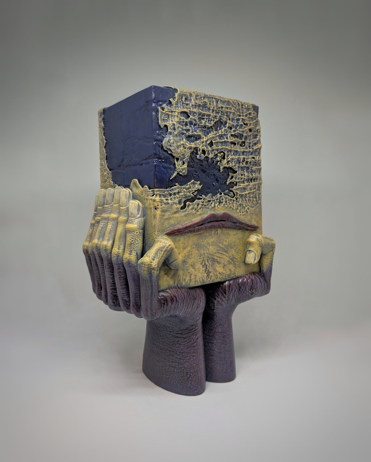 Inspired by Zdzisław Beksiński 3D Resin Sculpture Hand-Painted 10.8" (27.5 cm)