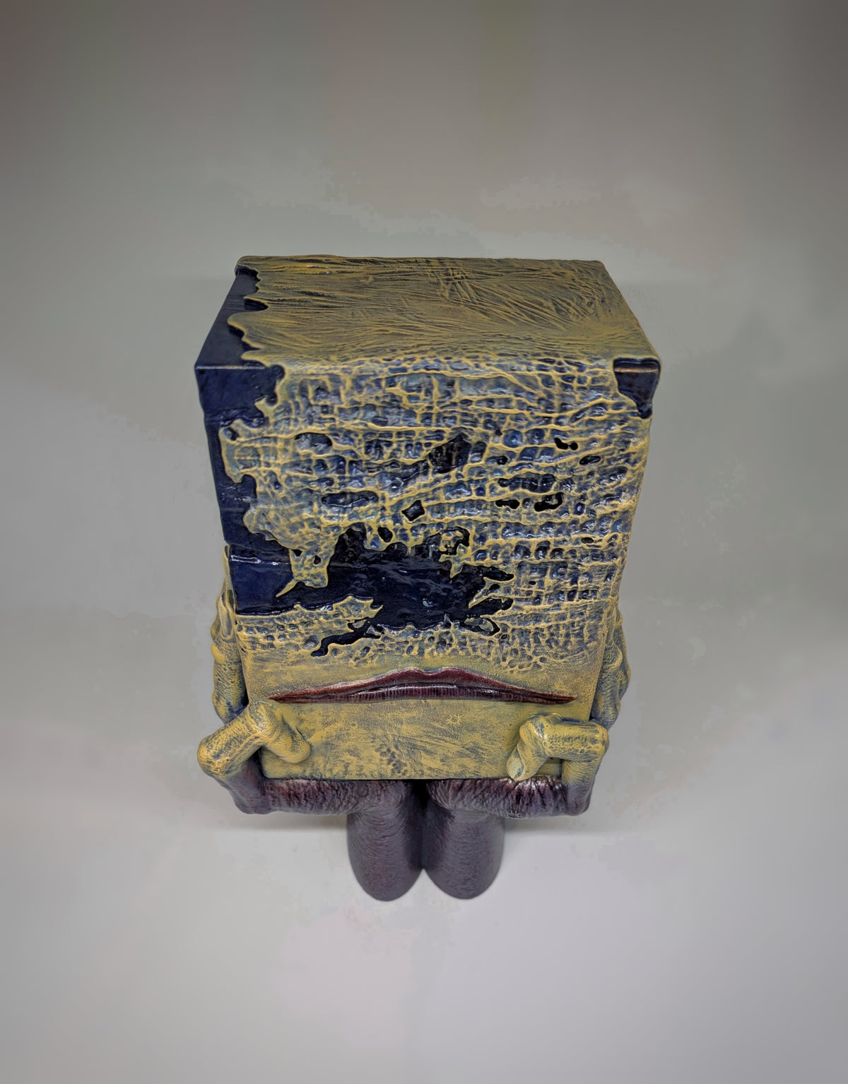 Inspired by Zdzisław Beksiński 3D Resin Sculpture Hand-Painted 10.8" (27.5 cm)