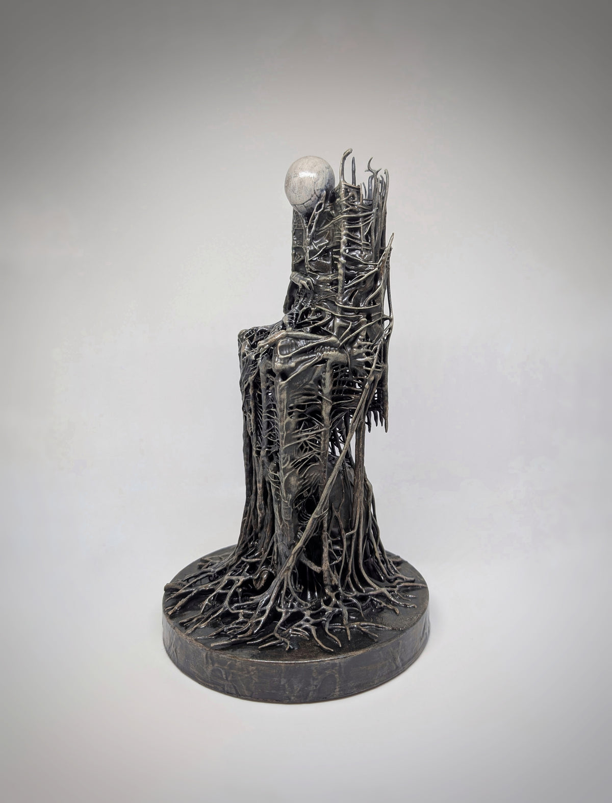 Inspired by Zdzisław Beksiński - RZ - 3D Resin Sculpture, Hand-Painted, 11.02 inches (28 cm)