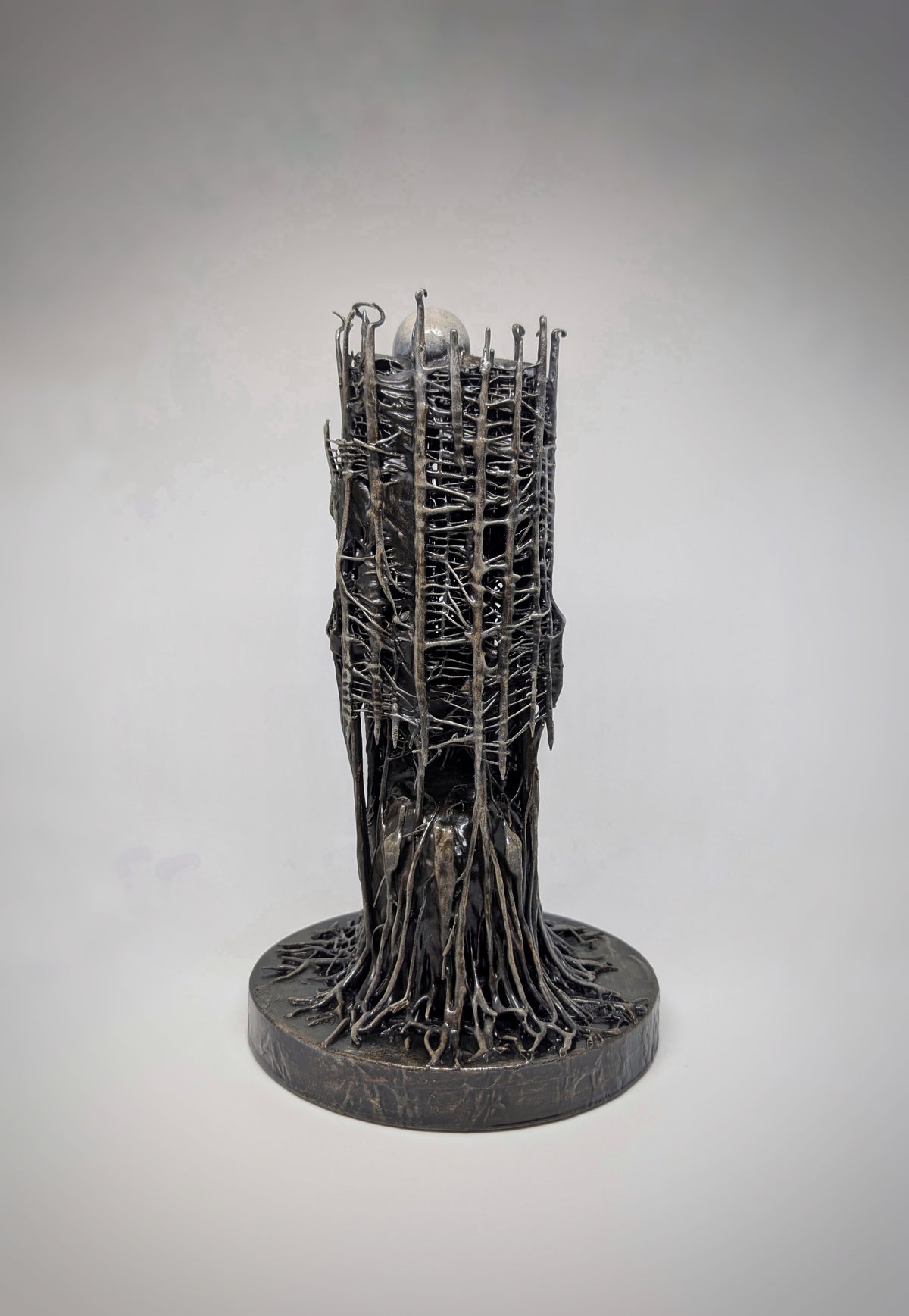 Inspired by Zdzisław Beksiński - RZ - 3D Resin Sculpture, Hand-Painted, 11.02 inches (28 cm)