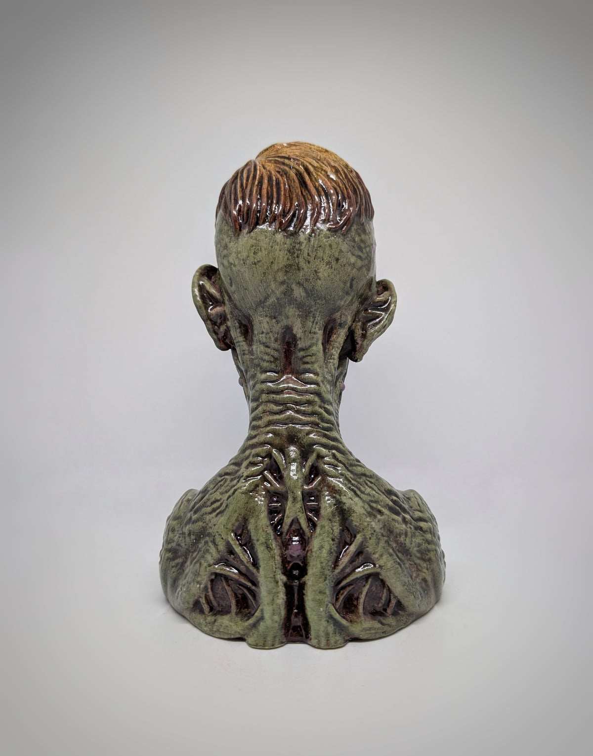 Zombie Figurine Hand-Painted 3D Resin Horror Art 8.66" (22 cm)