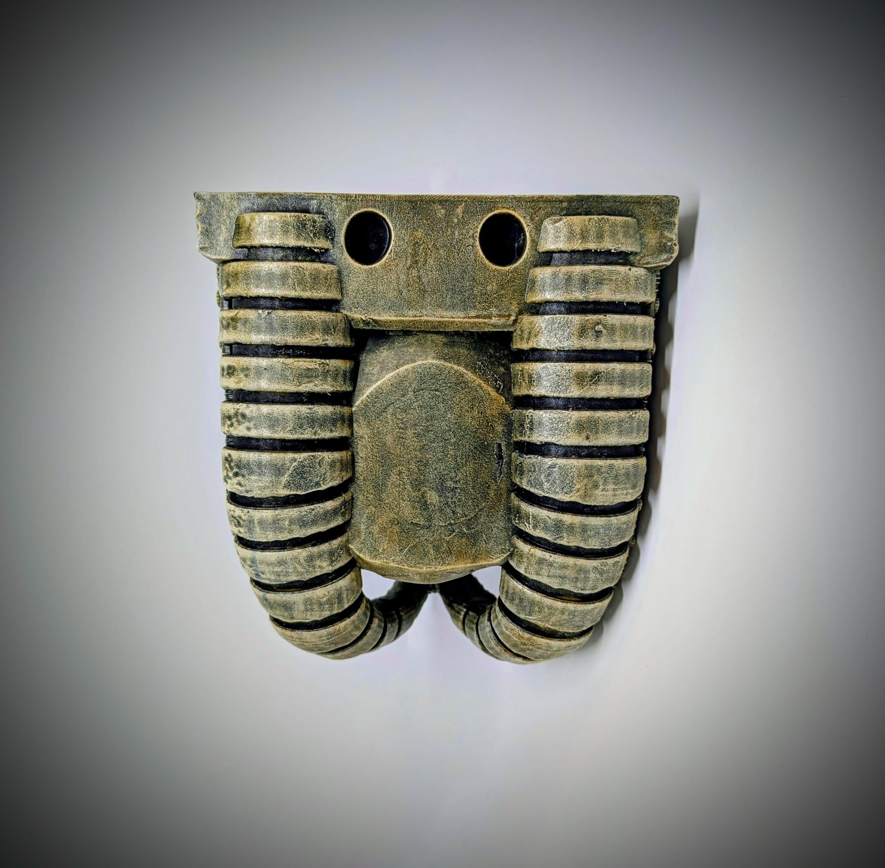 H.R. Giger inspired shelf height 7.9in (20cm/200mm) design by Carlito Brigant