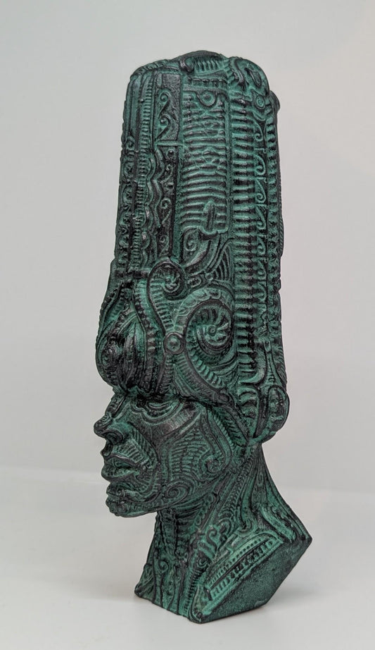The Conduit design by Zane Rogers – Striking 3D Printed Resin Sculpture Height 7,5 inches (19 cm 190mm)