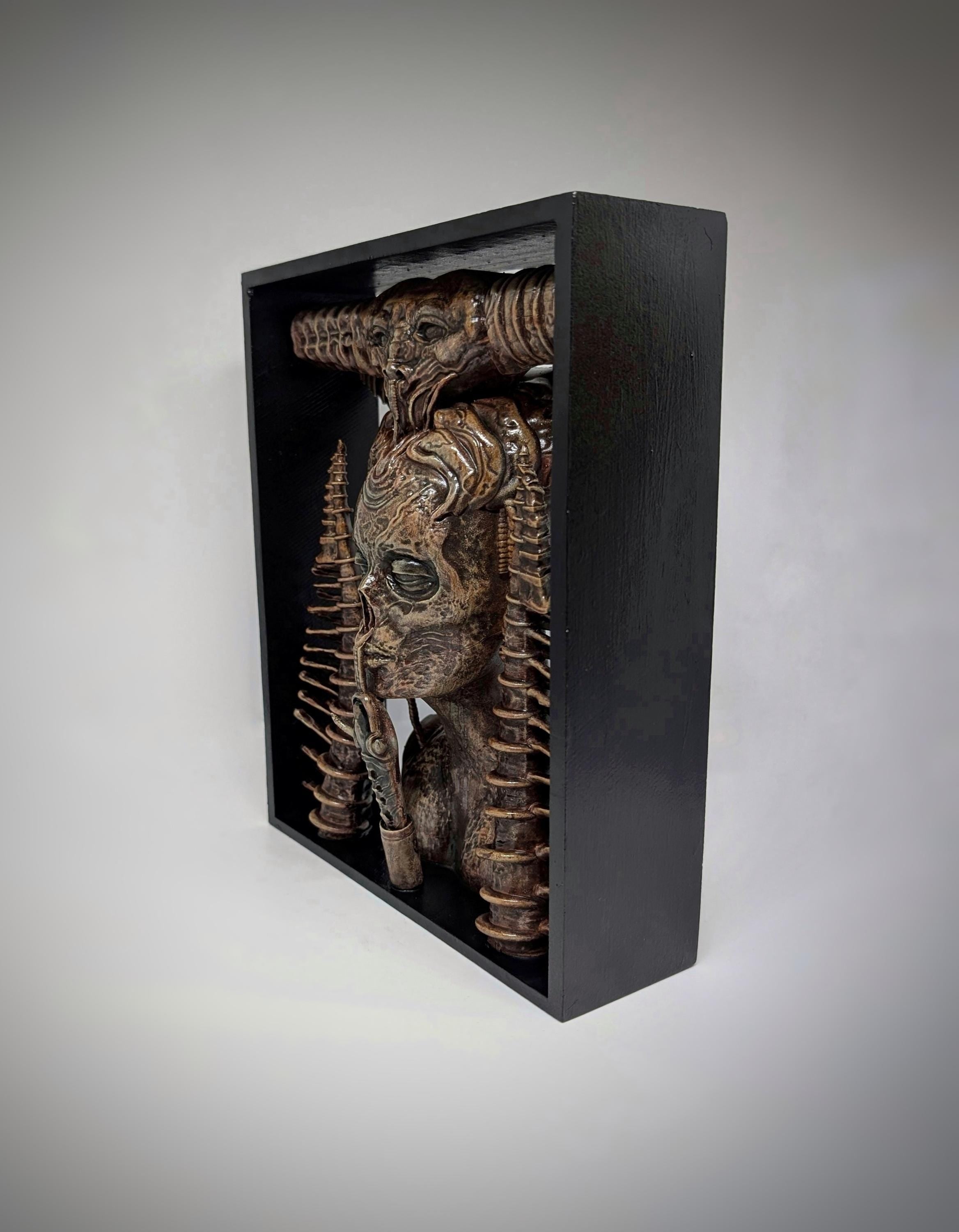 Inspired by H.R. Giger Lilith Wall Sculpture 9.8in (25cm/250mm) by Carlito Brigante