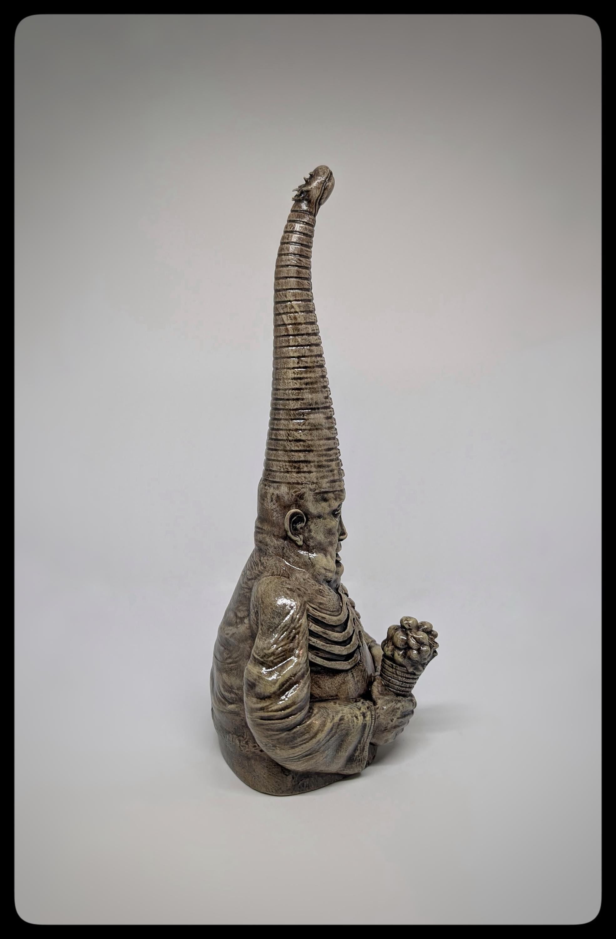 Inspired by H.R. Giger A. Crowley 3D Resin Sculpture 11.8in (30 cm/300 mm)
