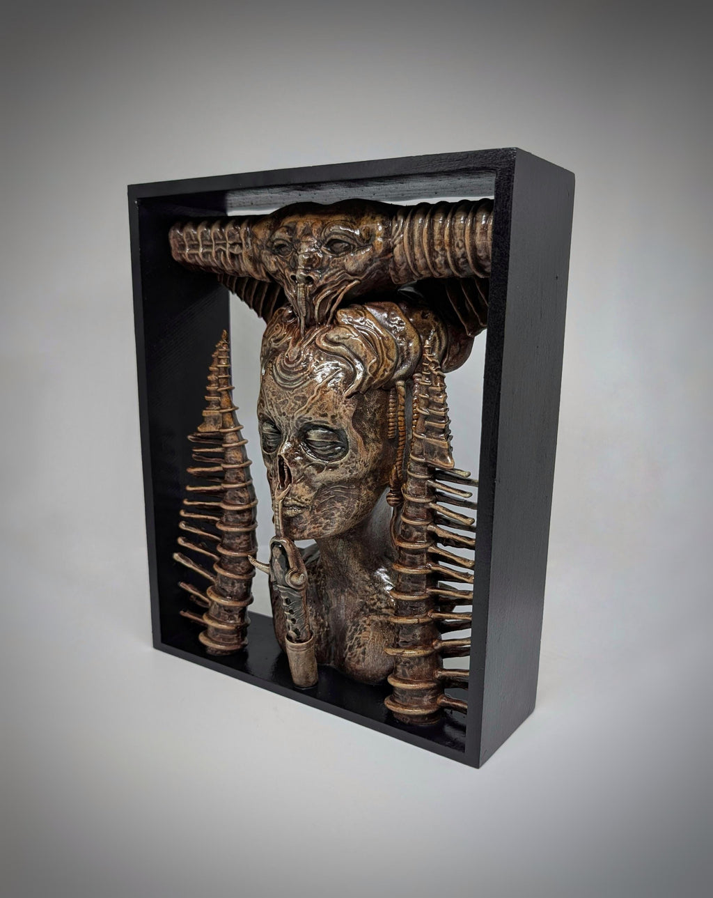 Inspired by H.R. Giger Lilith Wall Sculpture 9.8in (25cm/250mm) by Carlito Brigante