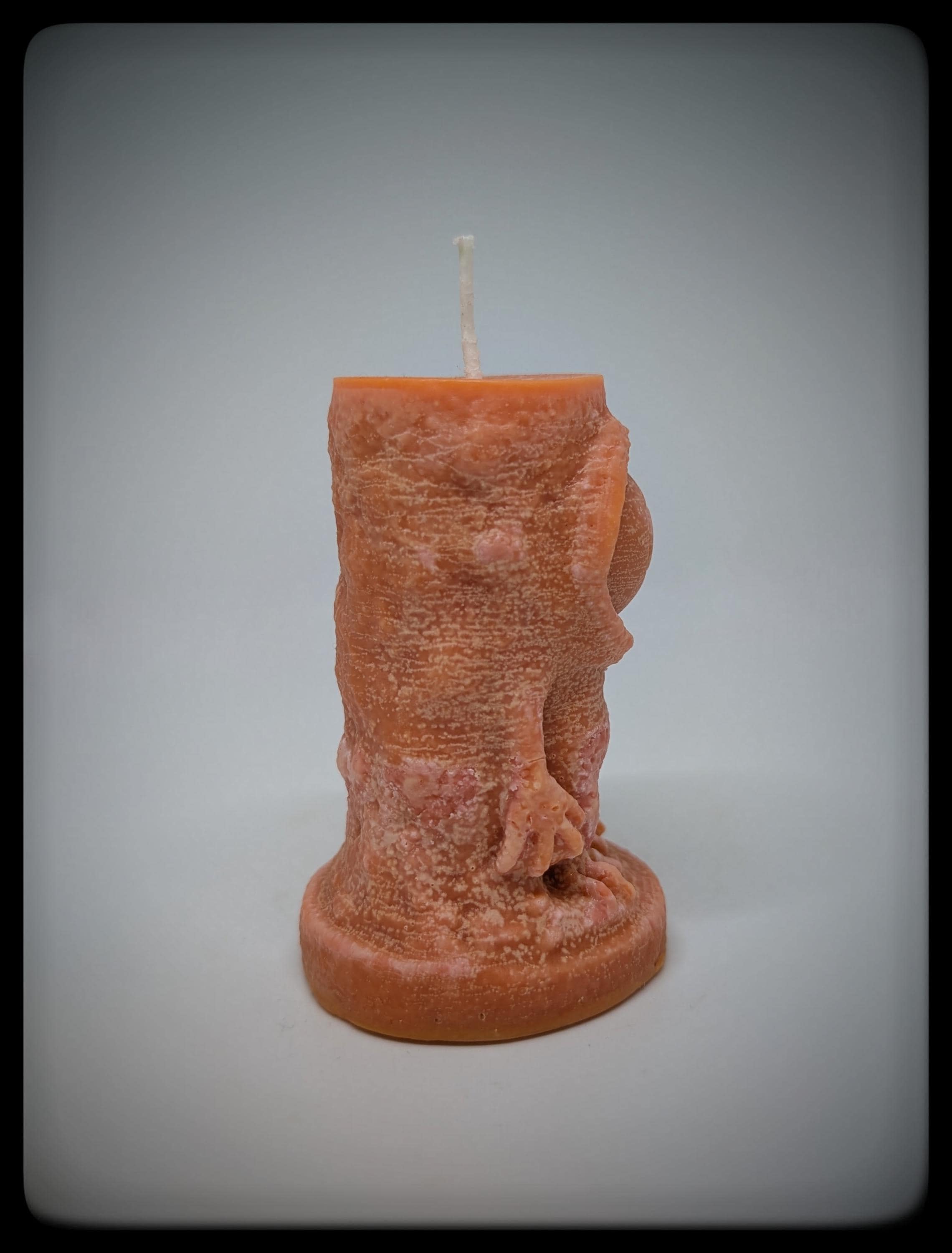One-Eyed Monster Candle, Height 3.74" (9.5 cm), Dark Art Gothic /Sci-Fi Decor