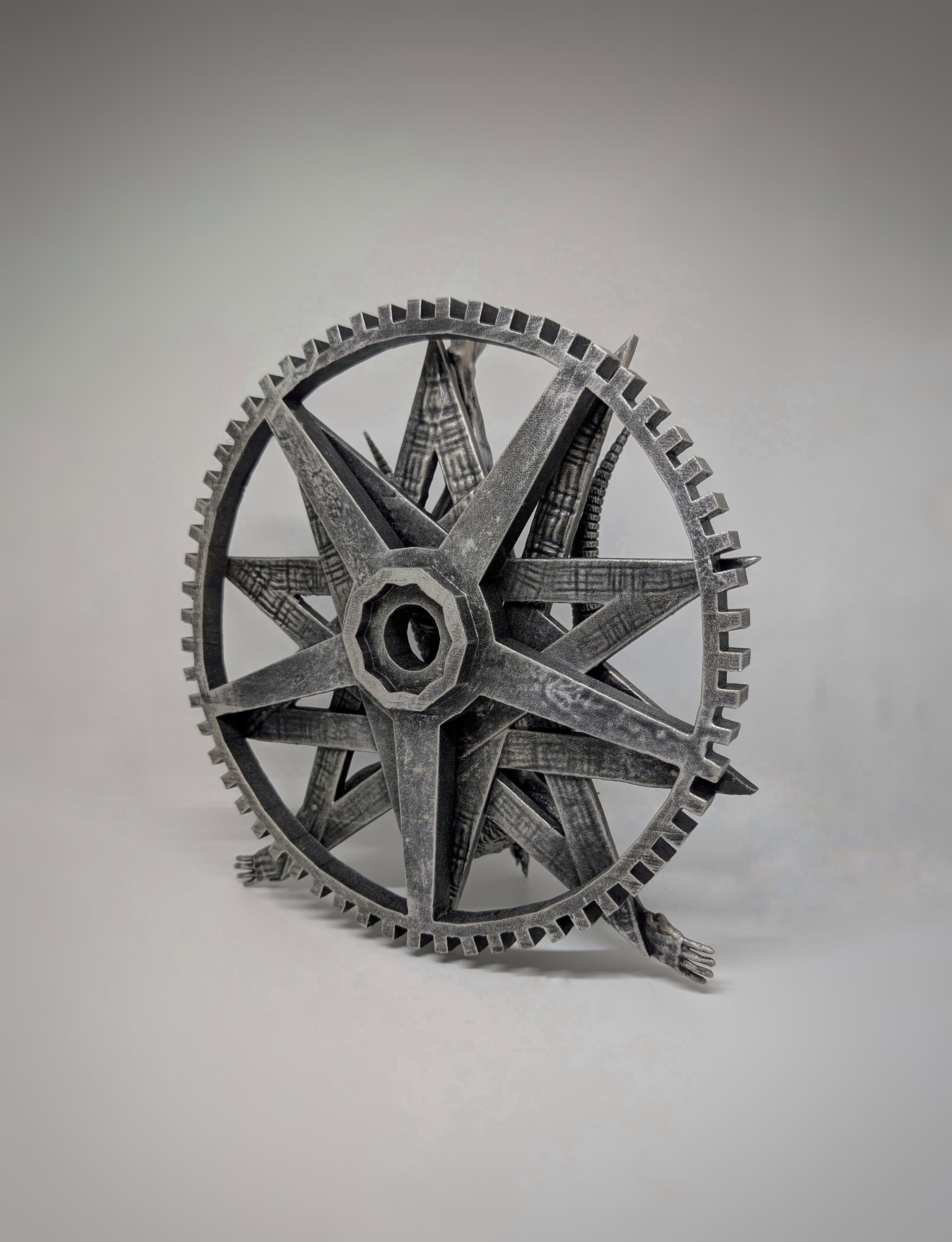 Inspired by H.R. Giger Baphomet  Wall Sculpture Height 10.2" (26 cm/260 mm)