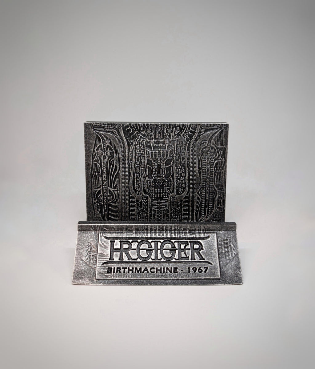H.R. Giger Birth Machine Inspired / 3D Printed Resin Sculpture  12.2 in (31 cm/310 mm)
