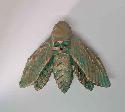 Death's Head Hawkmoths by C.Brigante 3D Print Resin  Wall Art Model ( 5.5"x6.7")