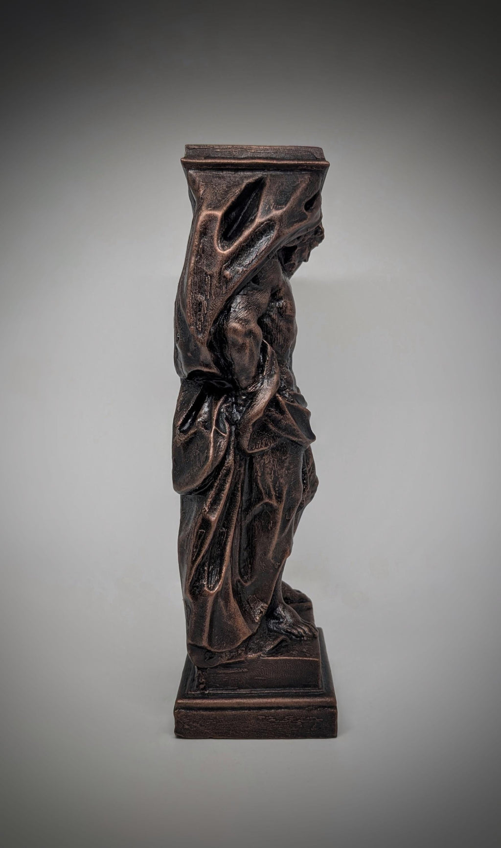 Atlas Titan Statue 11.4" (29 cm/290mm) Hand-Painted 3D Resin Sculpture Figure