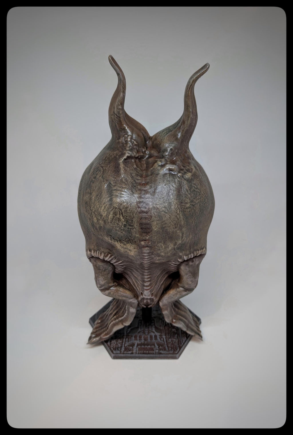 Inspired by H.R. Giger – The Tourist / Height 11.8 in (30 cm) 3D Resin Sculpture