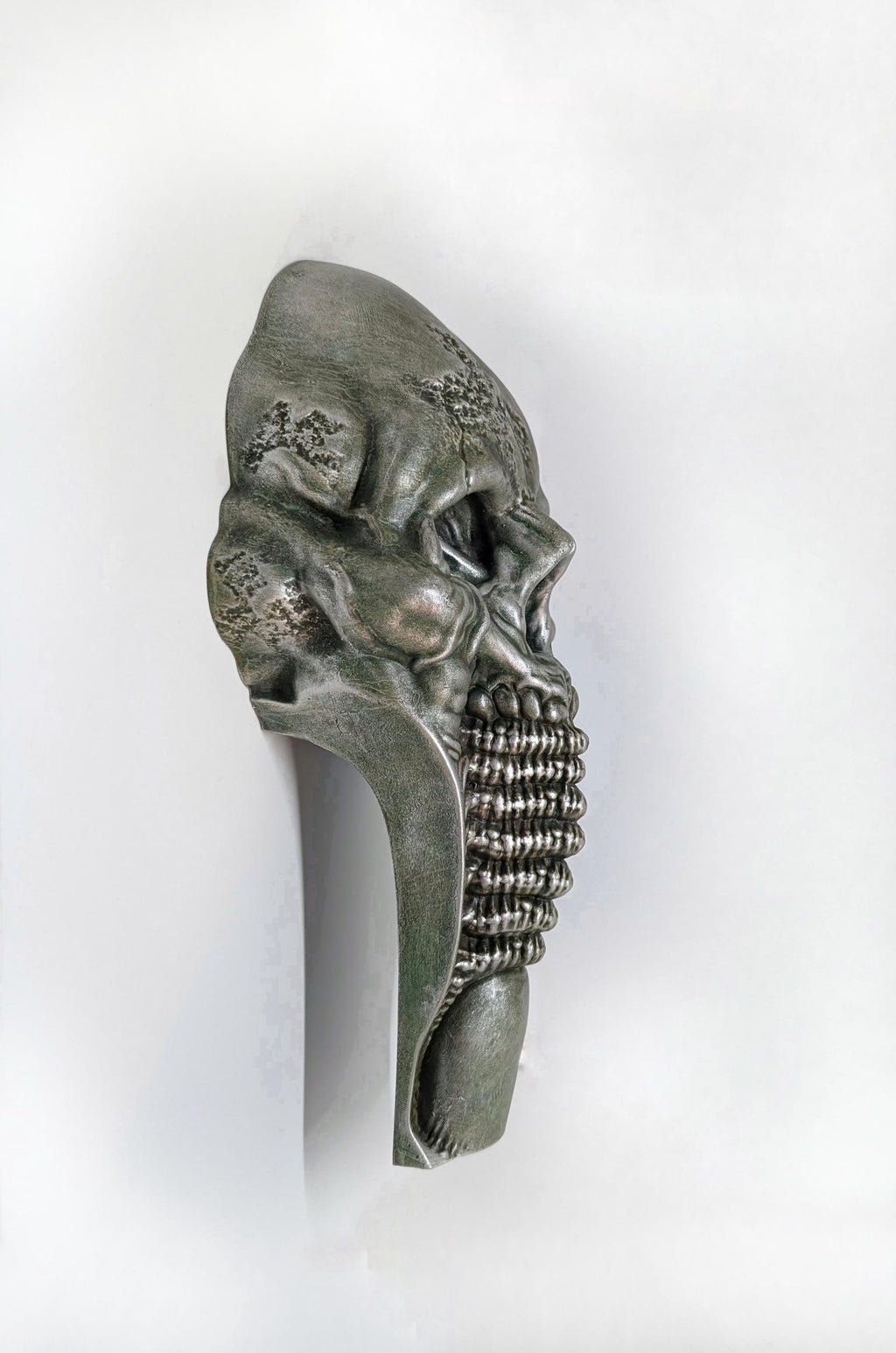 Biomechanical Skull / Wall Sculpture 12.2in (31cm/310mm) 3D Resin Art
