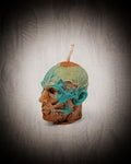 Anatomical Head Sculpture Candle 2.36in (6cm) Handmade Dark Art Decor