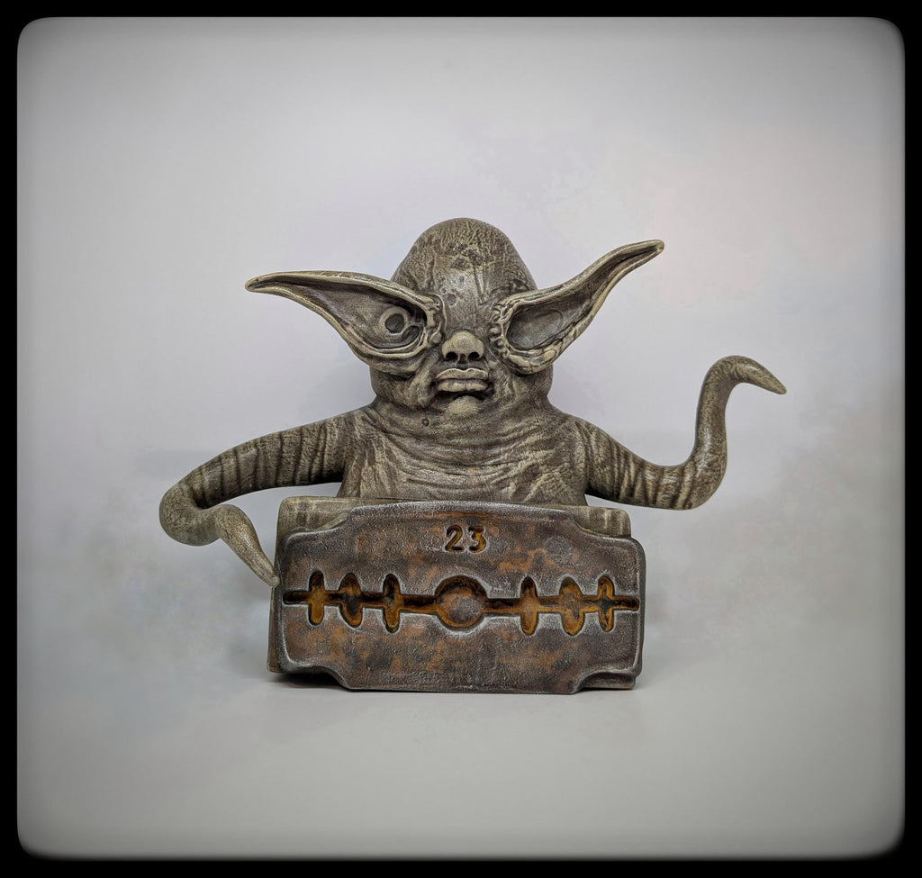 Inspired by H.R. Giger – Illuminatus I (1978), 8.7" (22 cm / 220 mm) 3D Resin Sculpture