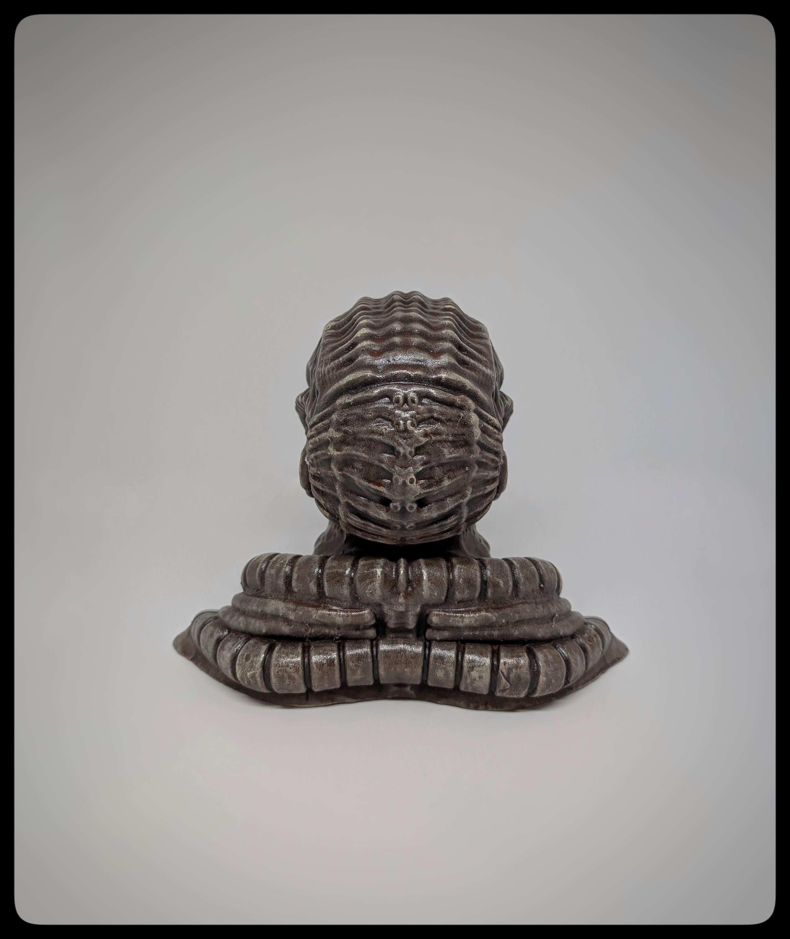 Space Jockey Engineer Bust 3D Resin Sculpture / Height 6.3 in (16 cm / 160 mm)
