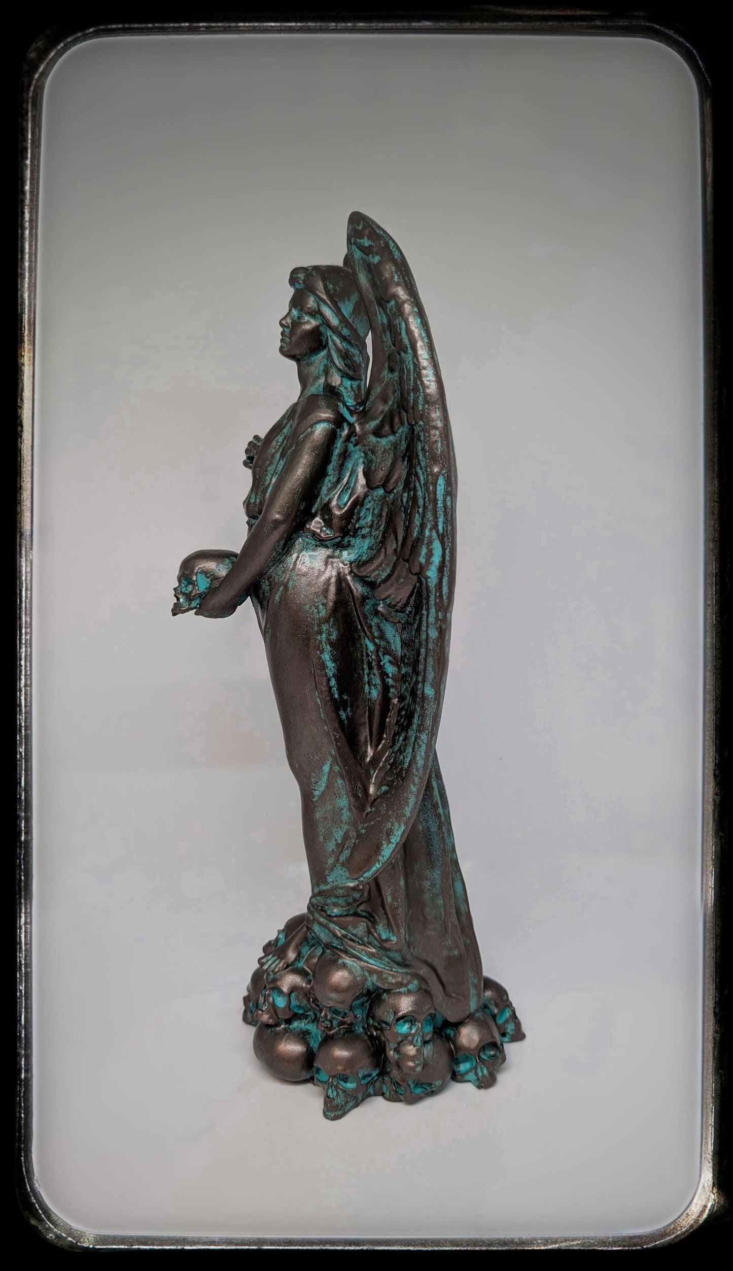Angel of Death Gothic Resin Figurine Height 13.4'' (34 cm/340mm) Very Rare Art