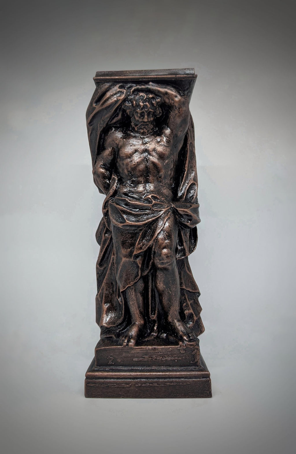 Atlas Titan Statue 11.4" (29 cm/290mm) Hand-Painted 3D Resin Sculpture Figure
