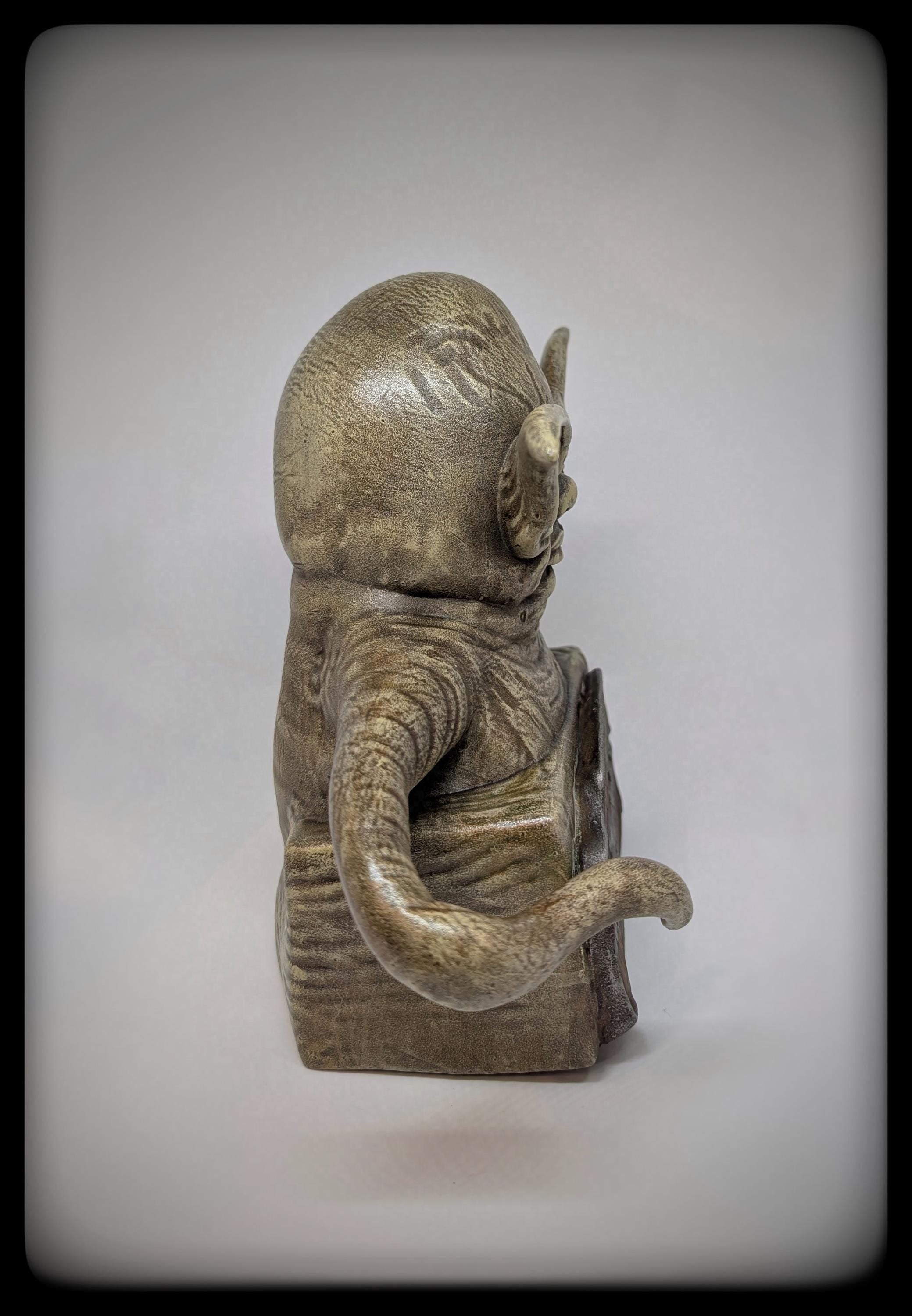 Inspired by H.R. Giger – Illuminatus I (1978), 8.7" (22 cm / 220 mm) 3D Resin Sculpture