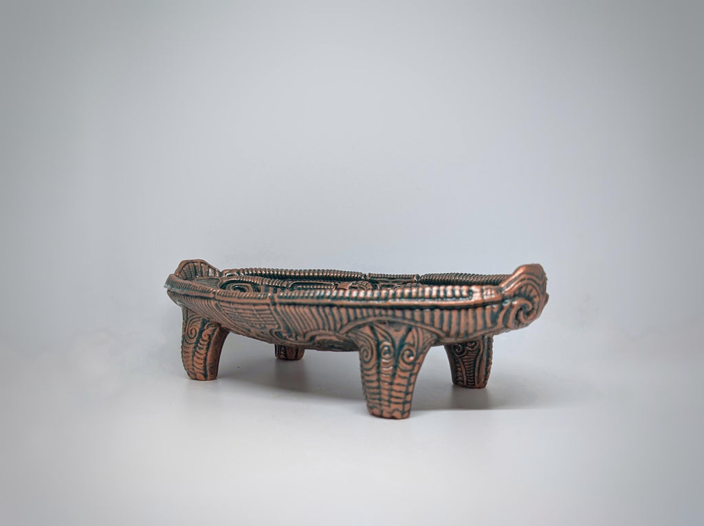 Decorative Tray 3D Resin Sculpture 11in(28 cm) x 5.5in (14 cm)
