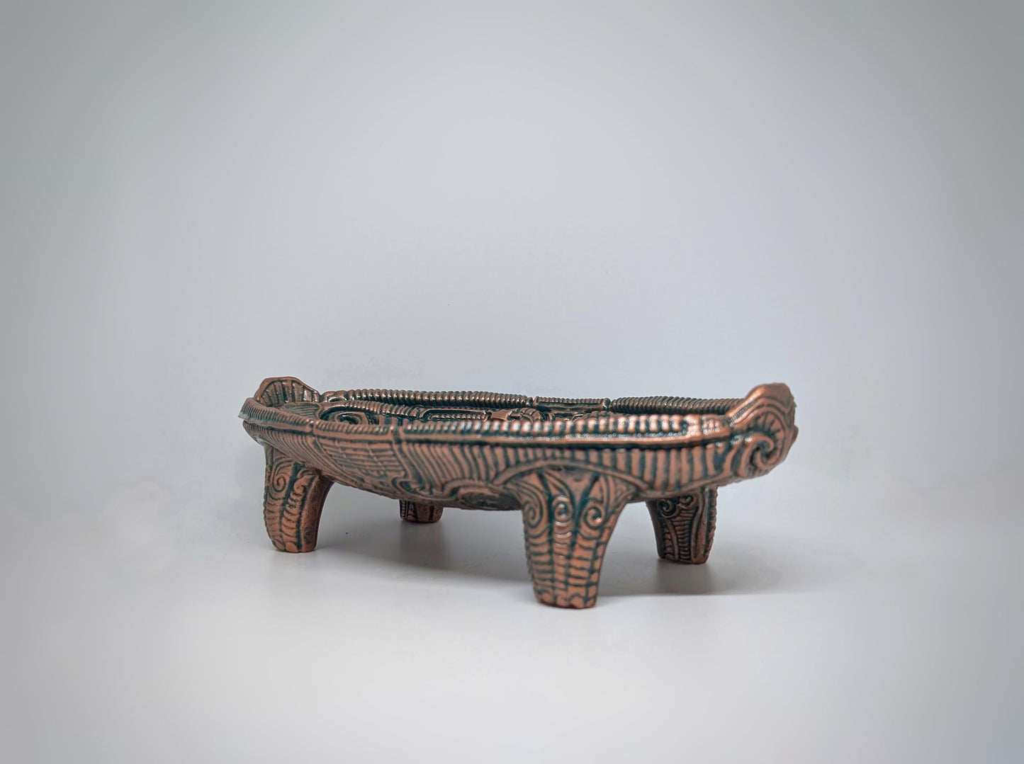 Decorative Tray 3D Resin Sculpture 11in(28 cm) x 5.5in (14 cm)