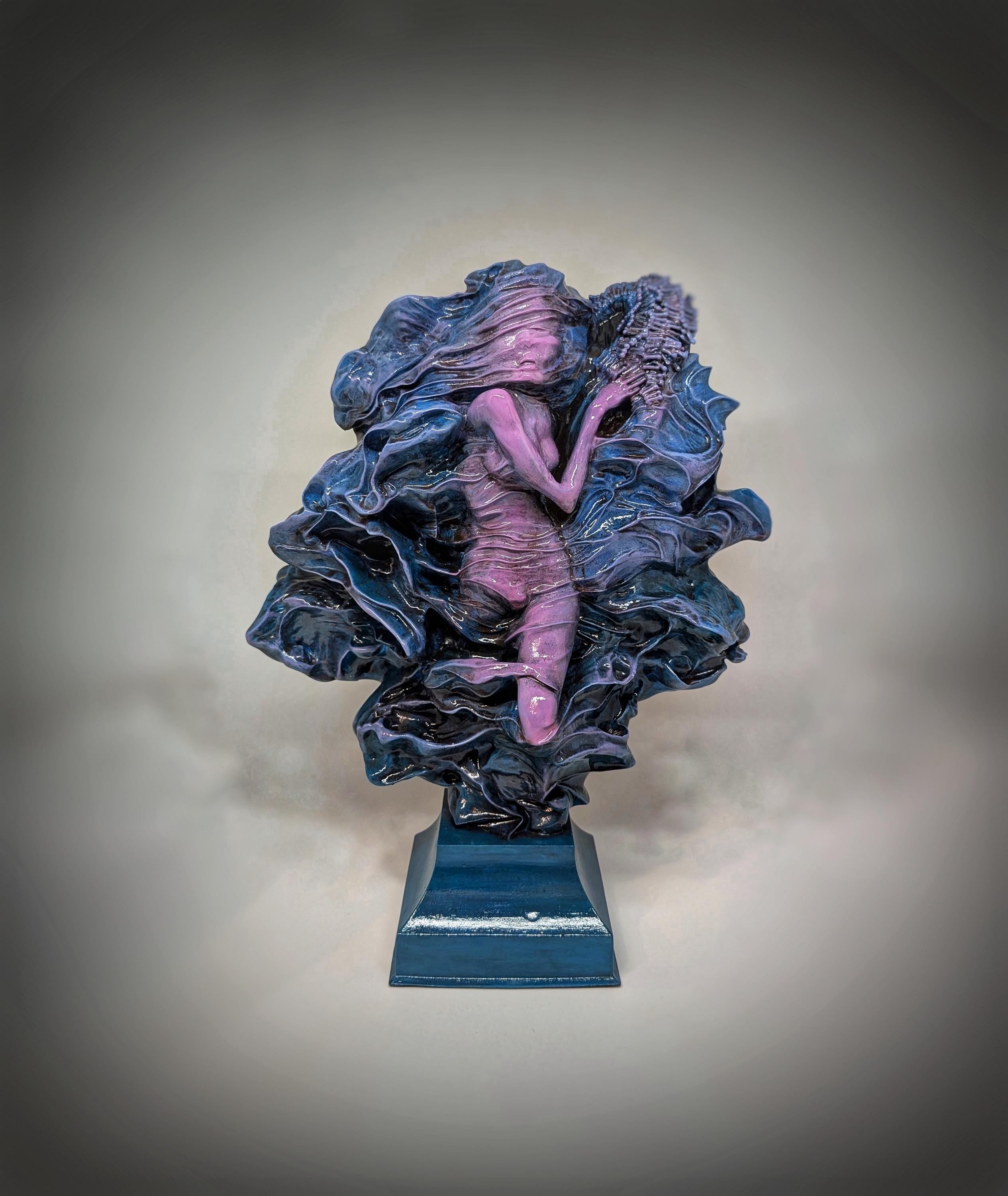 Inspired by Zdzislaw Beksinski Untitled (Through Cloth) 3D Sculpture 11.6in (29.5cm/295mm)