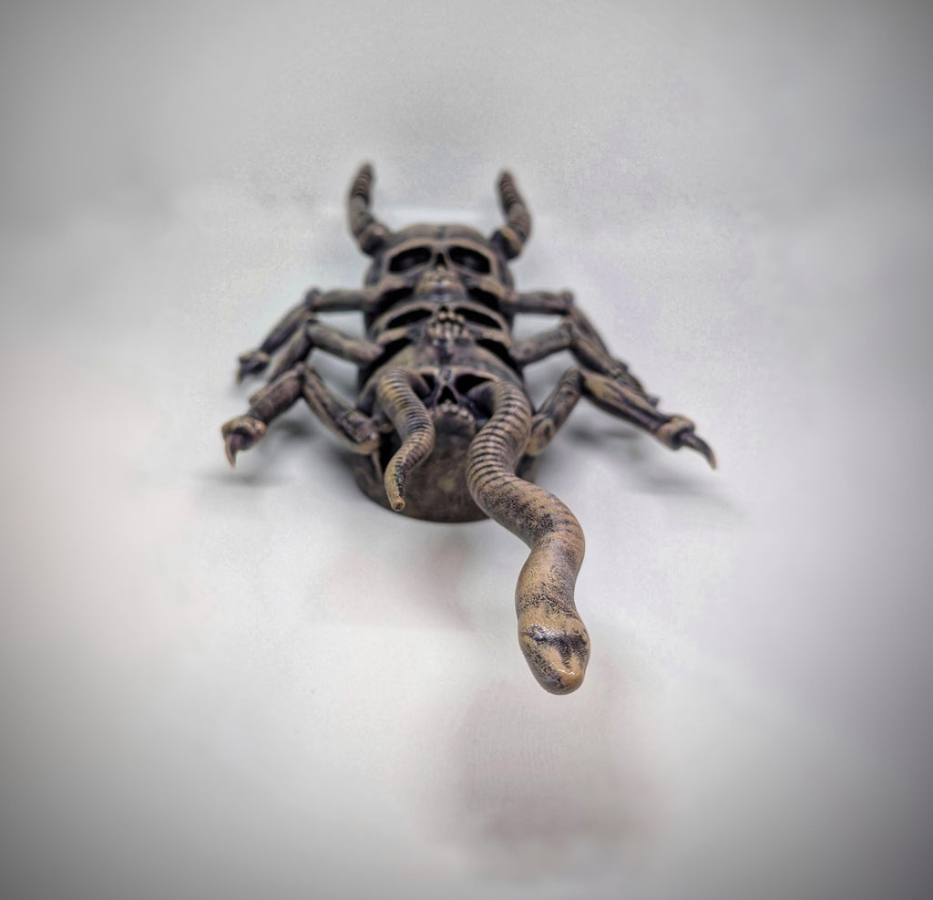 Inspired H.R. Giger Li II Spider Skull Detail /3D/ 14,37"              (36,5cm/365mm)