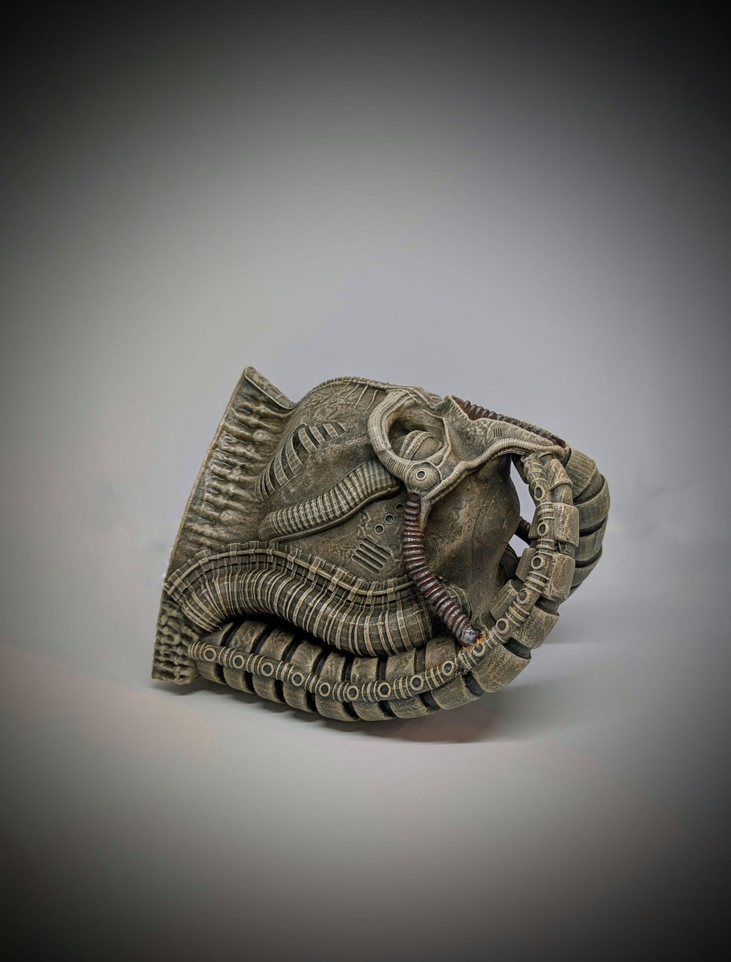 H.R. Giger inspired shelf height 7.9in (20cm/200mm) design by Carlito Brigant