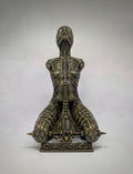 Inspired by H.R. Giger Alien Kneeling Statue 3D Print Resin Height 11.22 "(28.5 cm/285 mm)
