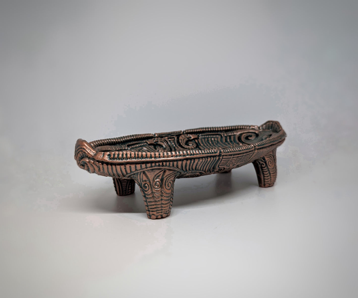 Decorative Tray 3D Resin Sculpture 11in(28 cm) x 5.5in (14 cm)