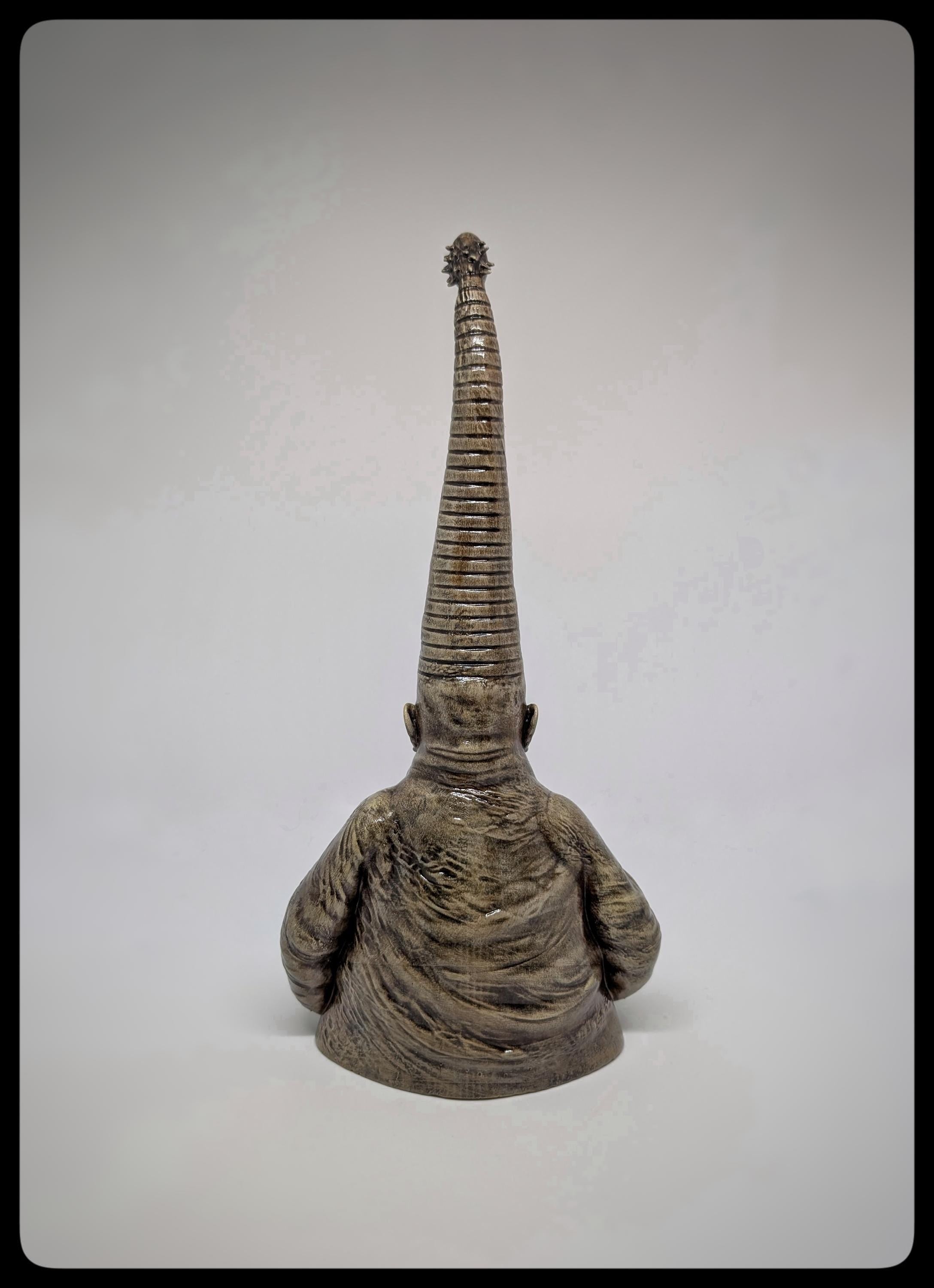 Inspired by H.R. Giger A. Crowley 3D Resin Sculpture 11.8in (30 cm/300 mm)