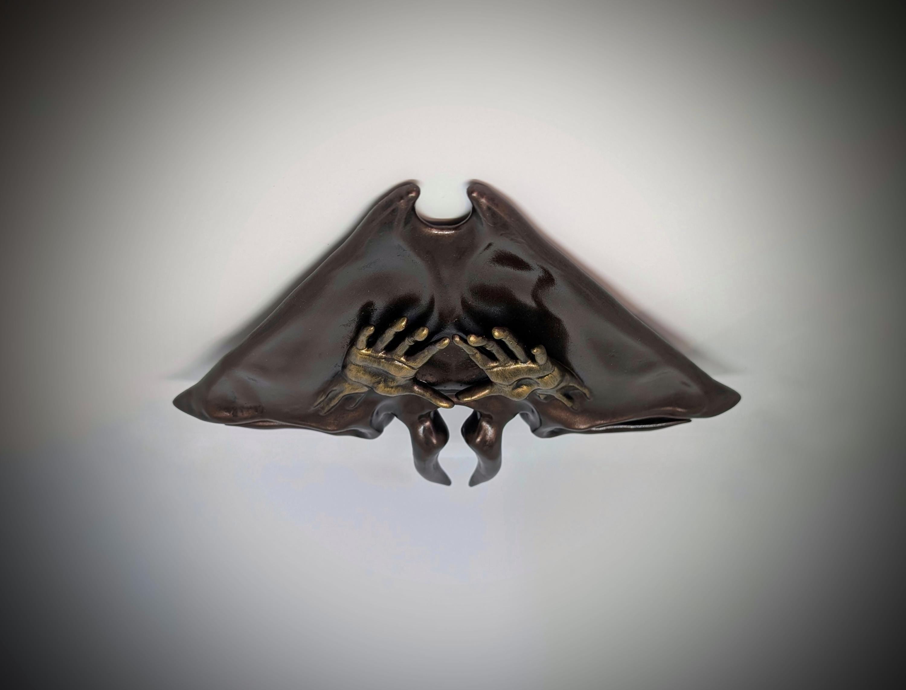 Inspired by HR Giger Secret Society 3D Resin Wall Sculpture 10.2in (26 cm / 260 mm) 3D sculpted by Carlito Brigante