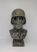 Beksinski-Inspired Sculpture Soldier KO 1985 / 3D Resin / Height 11.4 in