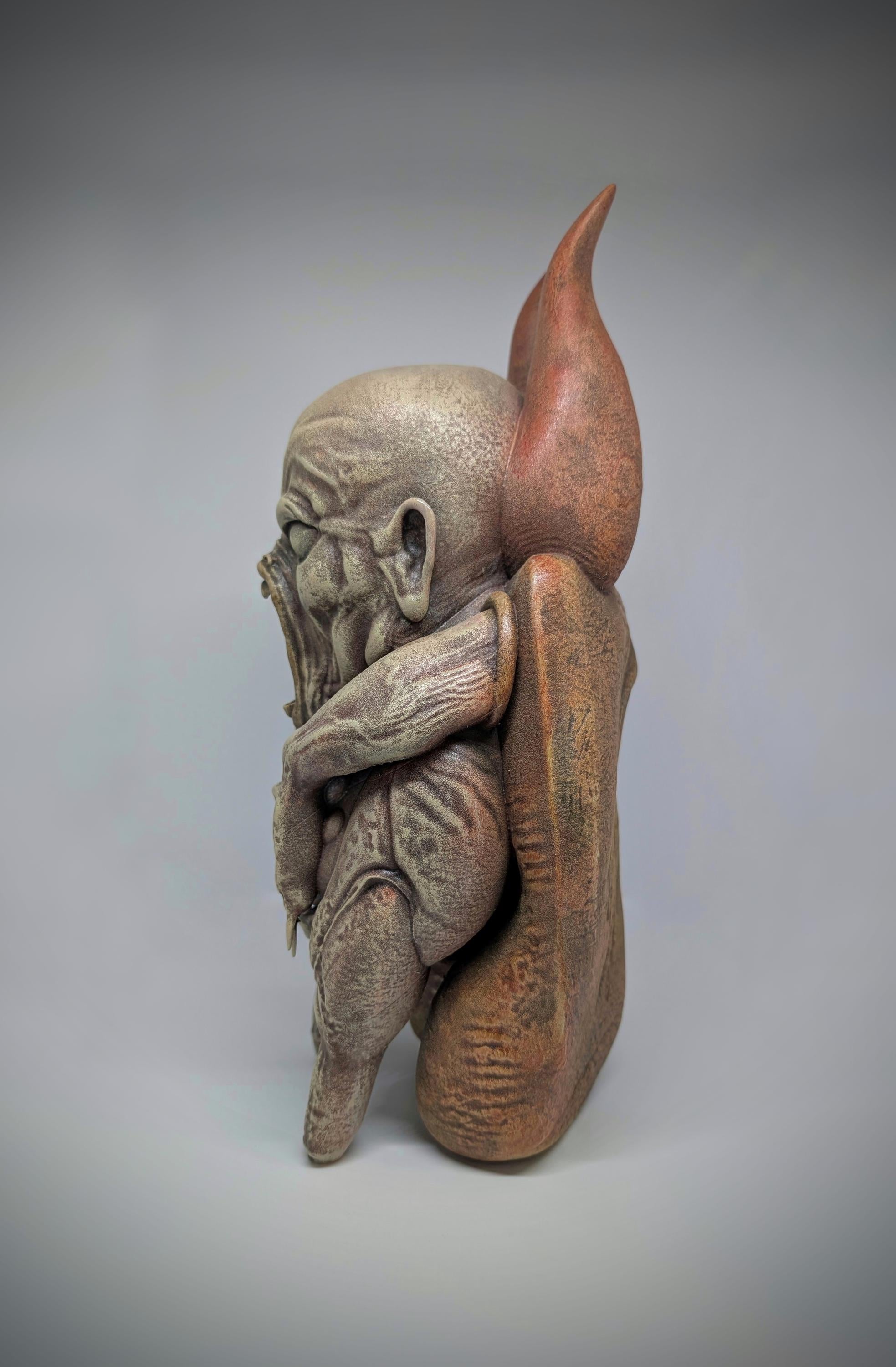 Inspired by H.R. Giger – The Tourist / Height 13.4 in (34 cm/340mm) 3D Resin Sculpture