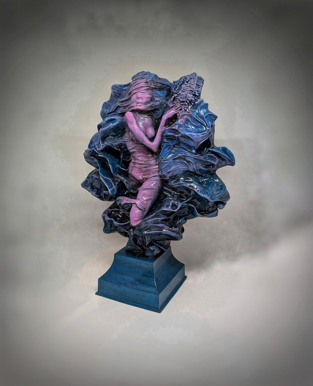 Inspired by Zdzislaw Beksinski Untitled (Through Cloth) 3D Sculpture 11.6in (29.5cm/295mm)