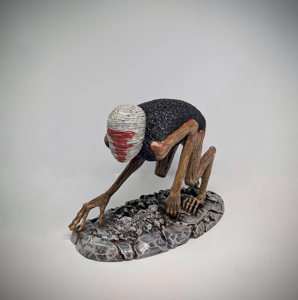 Inspired by Zdzisław Beksiński – Crawling Death 3D Resin Sculpture Length 10.8" (27.5 cm/275mm)