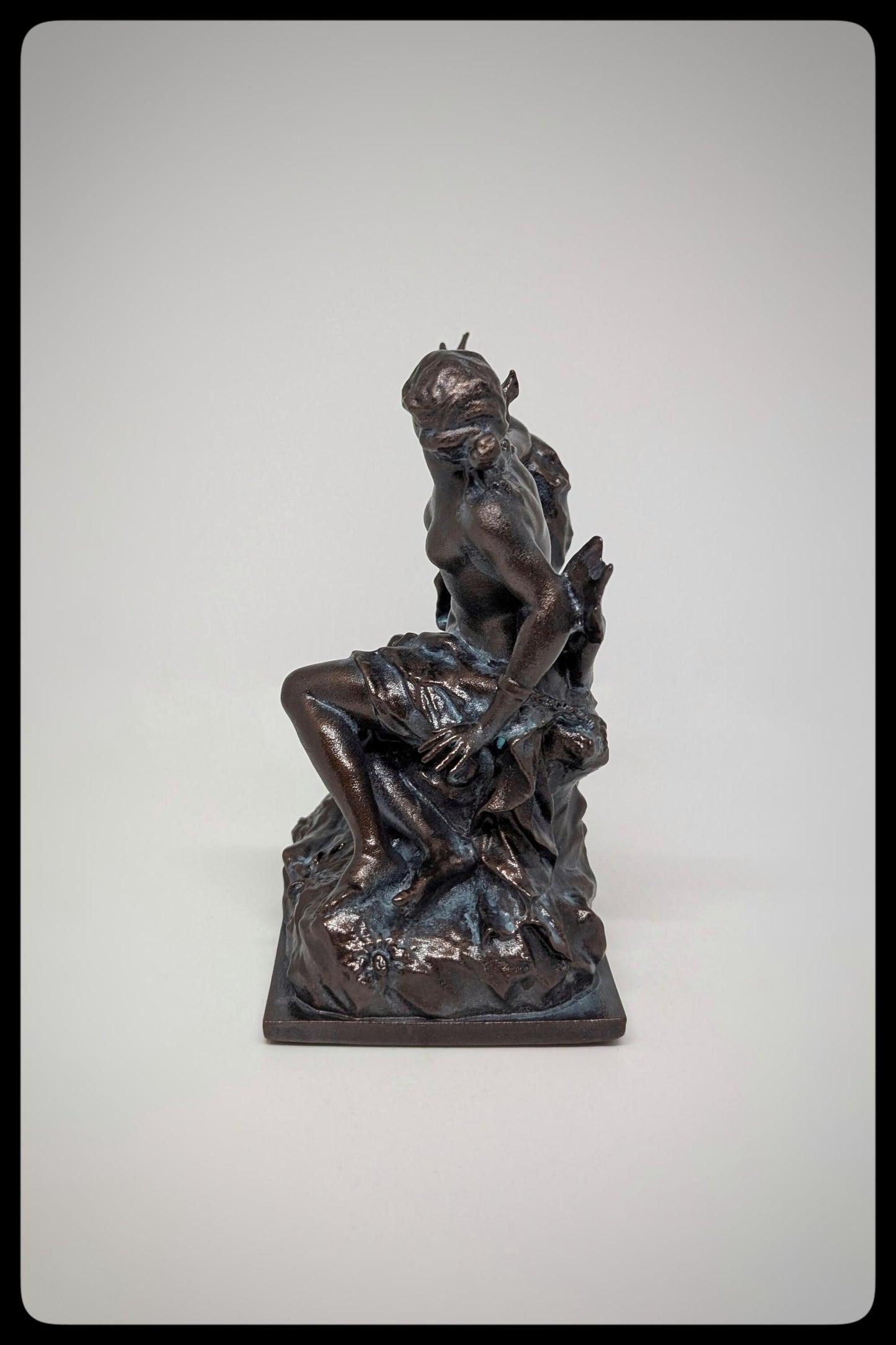 Andromeda and the Sea Monster 3D Resin Sculpture Height 6.1" (15.5 cm/155 mm)