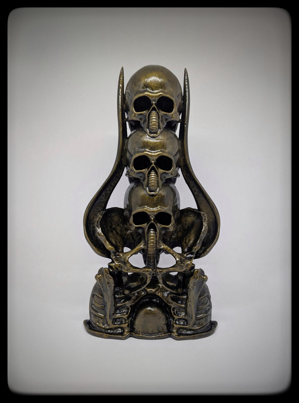 Inspired H.R. Giger - Harkonnen 3D resin ABS like 11.42" (29 cm / 290 mm)
