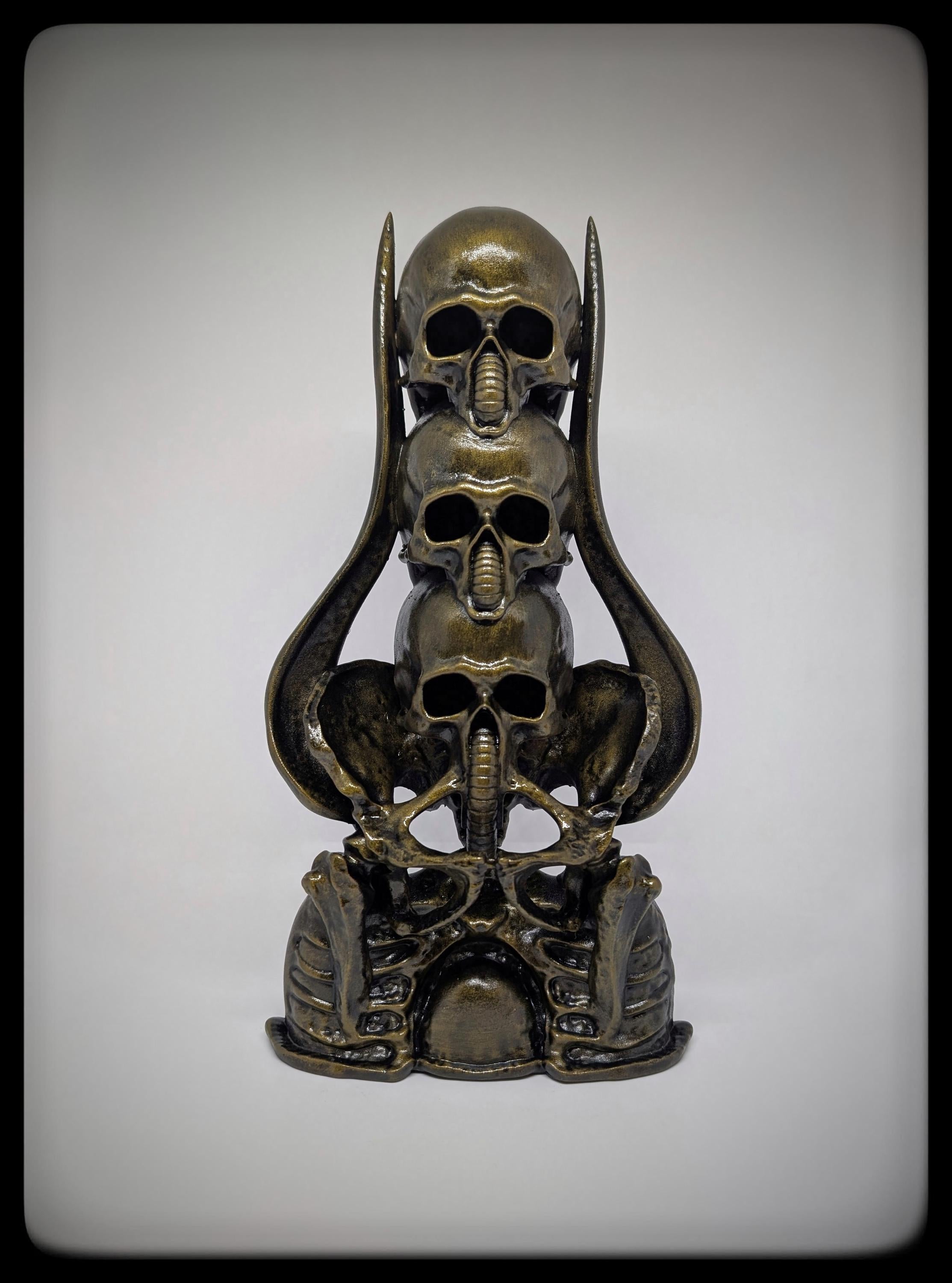 Inspired H.R. Giger - Harkonnen 3D resin ABS like 11.42" (29 cm / 290 mm)