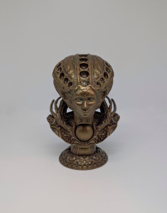 Inspired Frank Herbert's Dune Queen 3D Resin Sculpture / Height 5.5" (14 cm / 140 mm)
