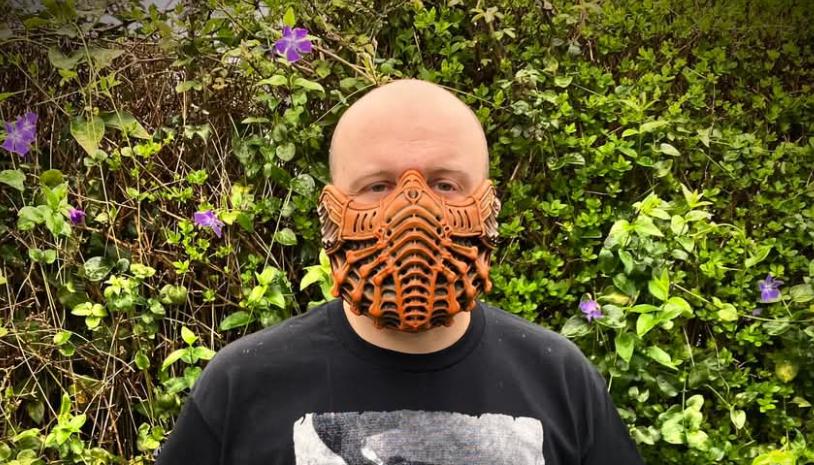 Biomechanical Alien Inspired Mask | 3D Printing Resin | UK Seller | Cosplay
