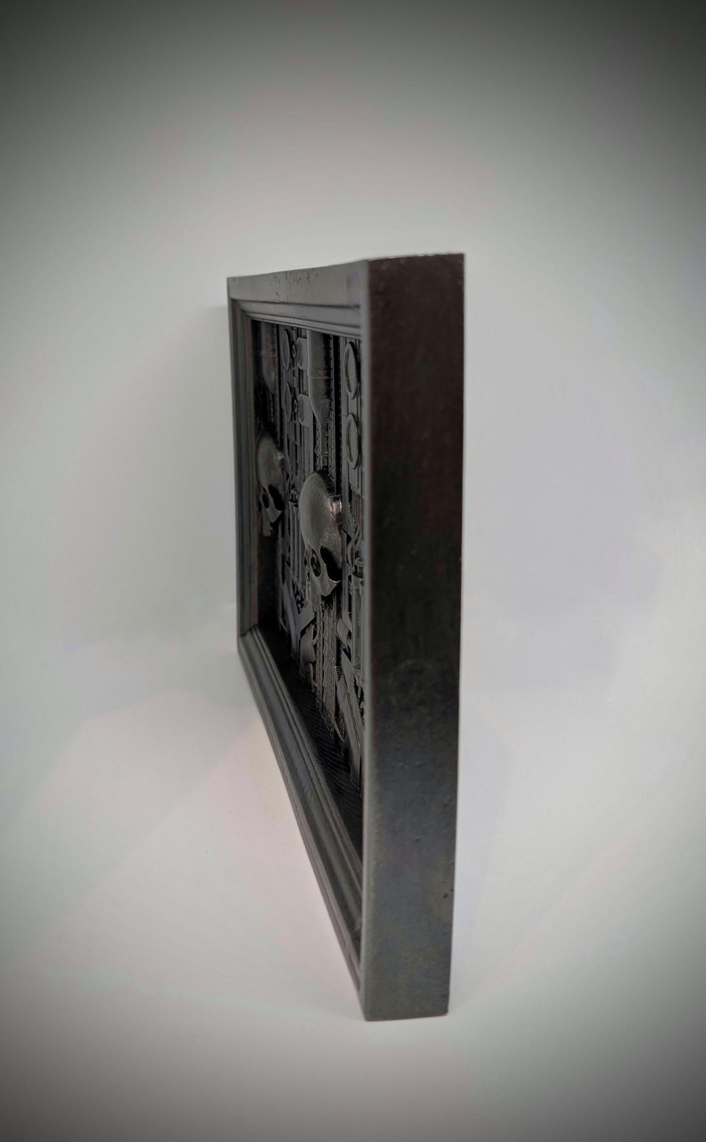 Inspired H.R. Giger Landschaft XIX 1973 3D resin wall sculpture 7.87×11.81 in (20×30 cm)