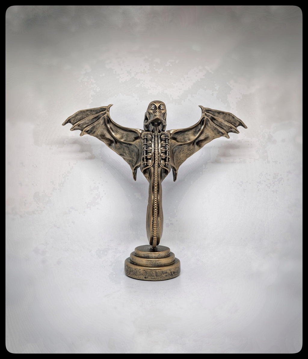 Inspired by H.R. Giger – Guardian Angel 9.45 in (24 cm/240 mm) 3D Resin Sculpture