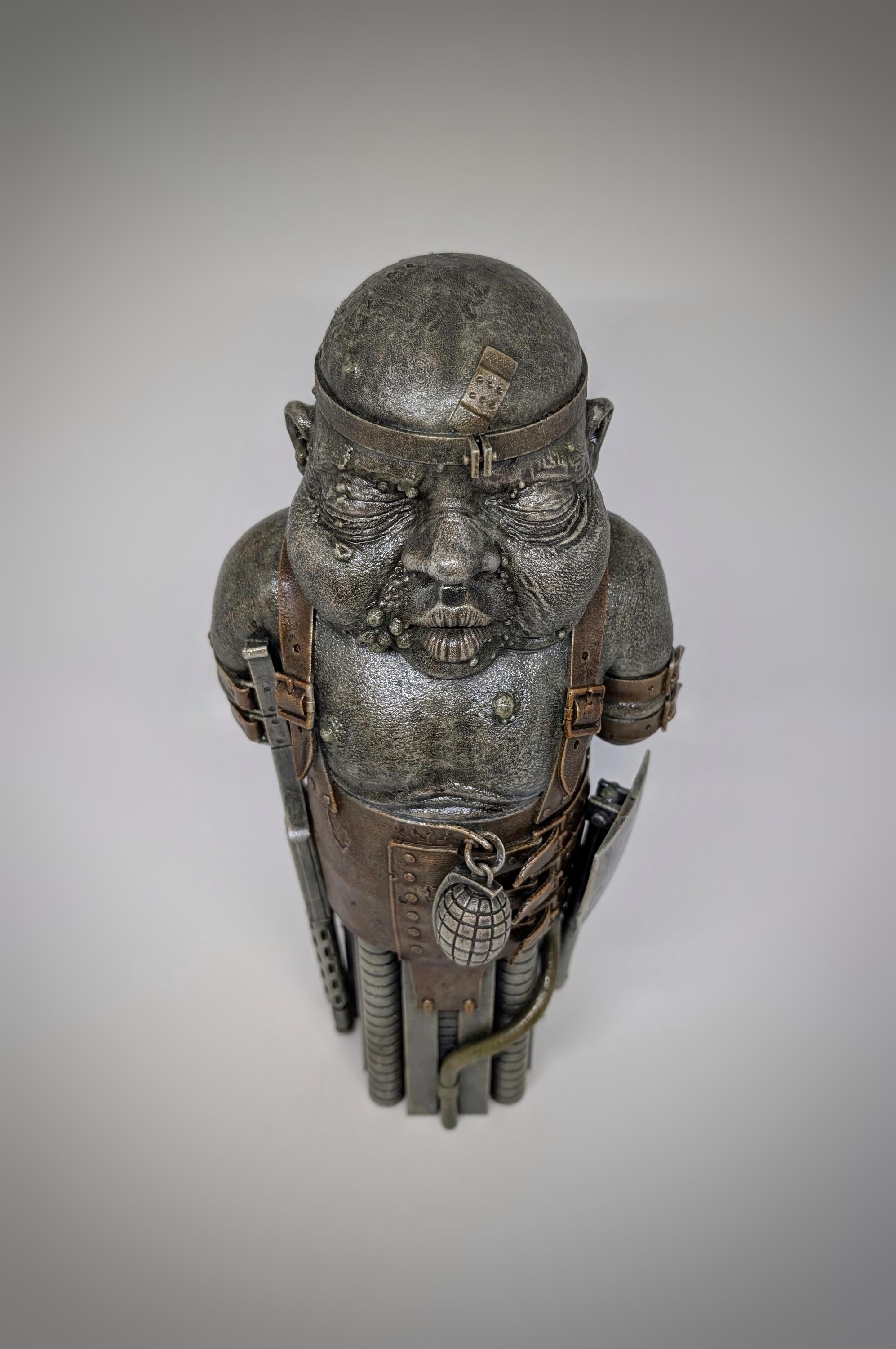 Inspired by HR Giger Biomechanoid I Sculpture Statue 11.2in (28.5cm/285mm) 3D Resin