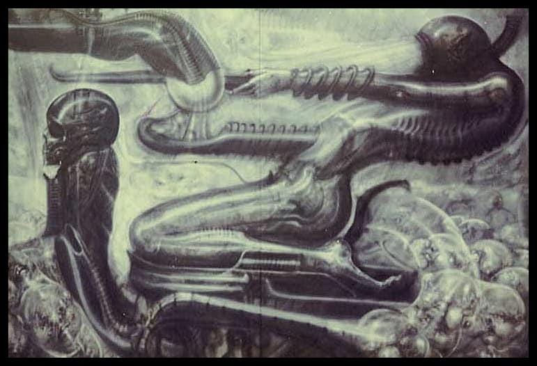 Inspired by H.R. Giger – Pilot 3D Resin Figure 12in (30.5cm /305mm) Design by Carlito Brigante