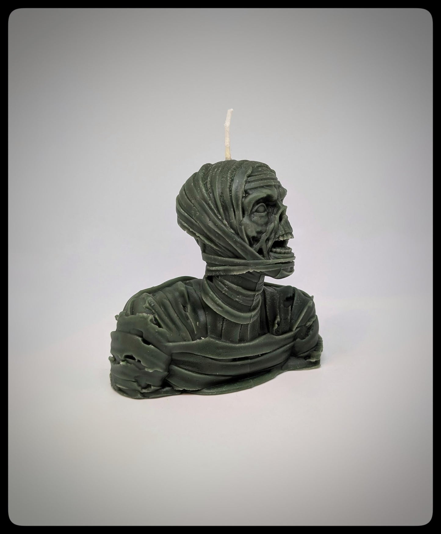 Vegan Mummy Candle -Height 3.74 inches (9.5 cm /95 mm)