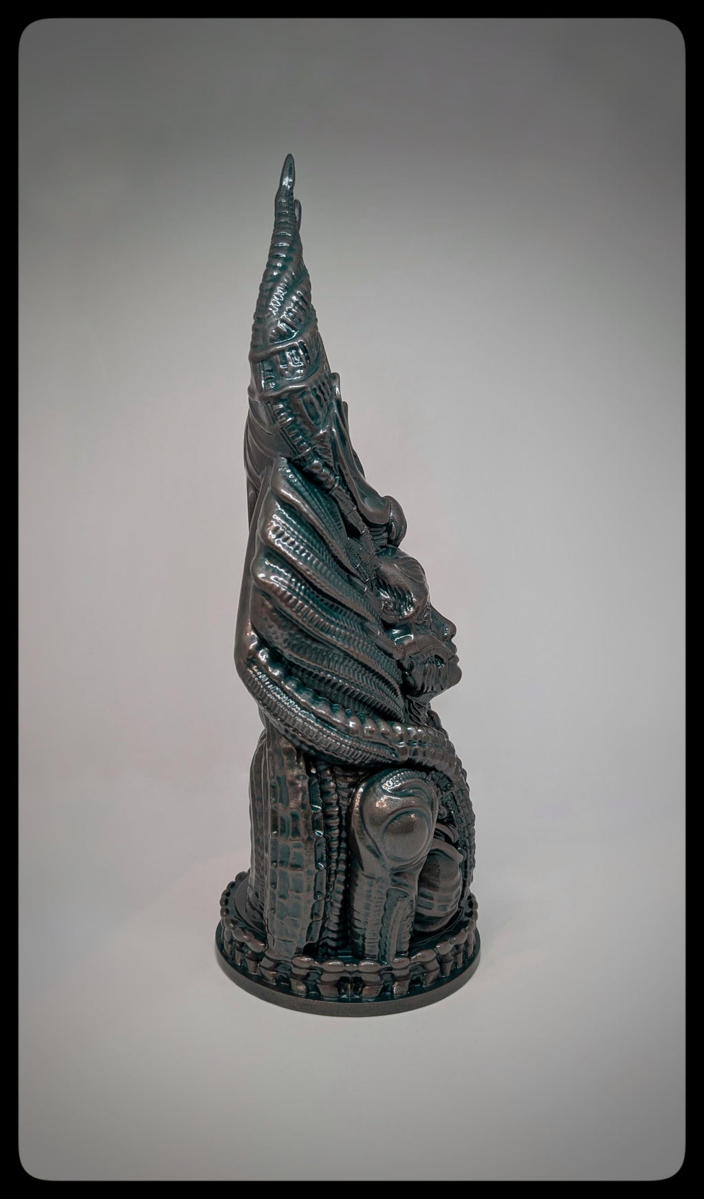 Inspired by H.R. Giger – Totem 3D Resin Sculpture 12.8" (32.5 cm/325 mm)