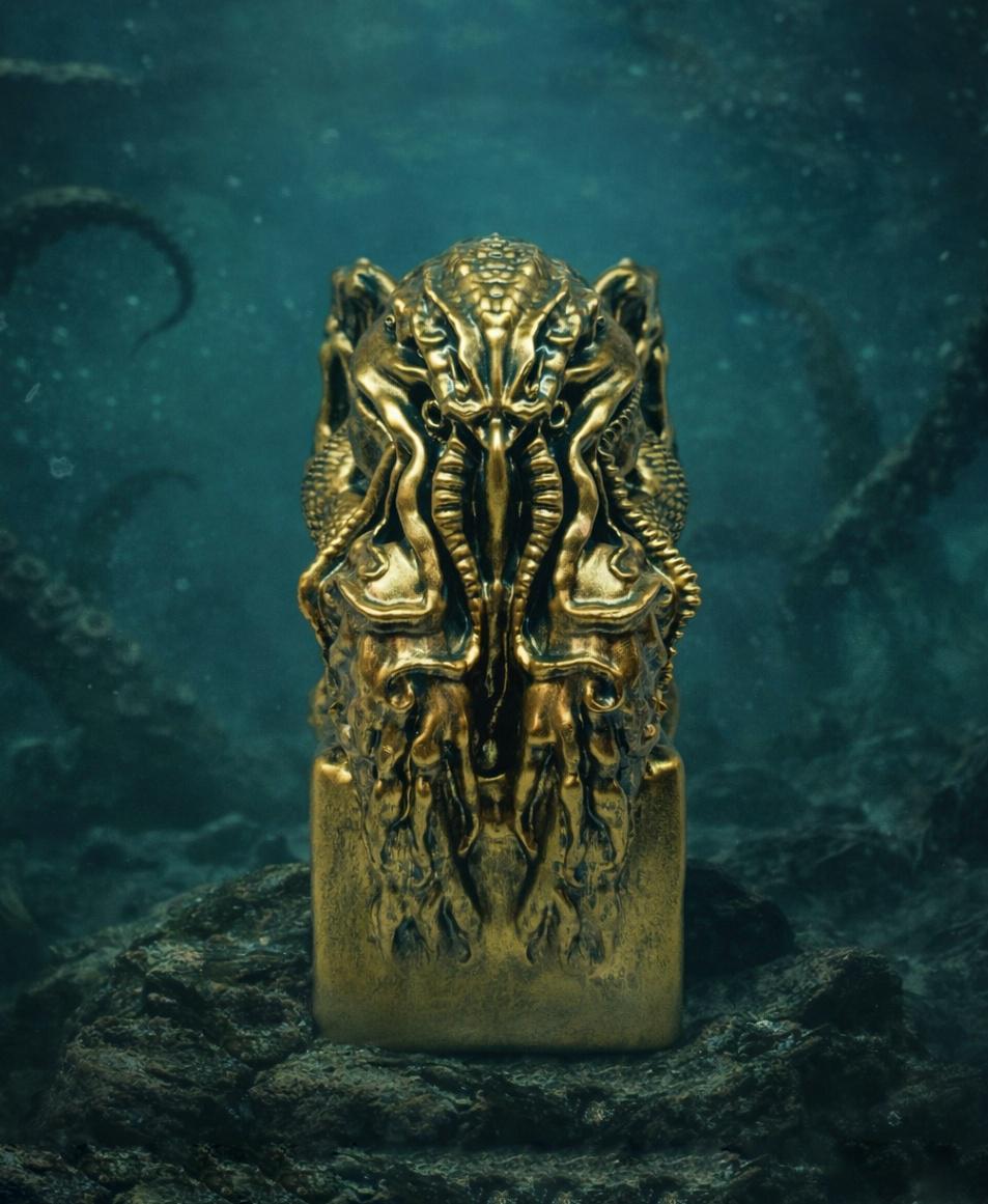 Inspired by H.P. Lovecraft Cthulhu 3D Resin Statue 10.6" (27 cm/270 mm)